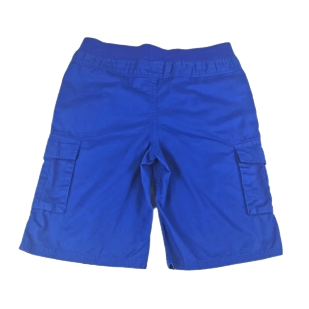 NEW Boys Royal Blue Cargo Casual Pull On Shorts Epic Threads from Macy's Size 7X